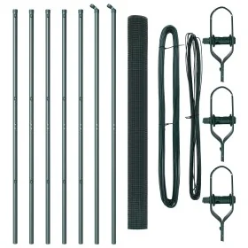 Juego de Postes de Cerca Juego de 2 Verde Acero recubierto de PVC von , Zaunpaneele - Ref: Foro24-3351704, Preis: 105,62 €, R...
