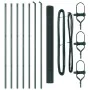 Juego de Poste de Cerca Set de 2 Verde Acero, PVC 10 x 1.5 m by , fence panels - Ref: Foro24-3351705, Price: 98,24 €, Discoun...