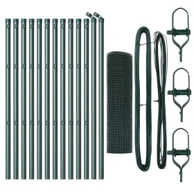 Conjunto de Postes de Cerca Verde Recubiertos de PVC Set de 2 by , fence panels - Ref: Foro24-3351715, Price: 97,27 €, Discou...