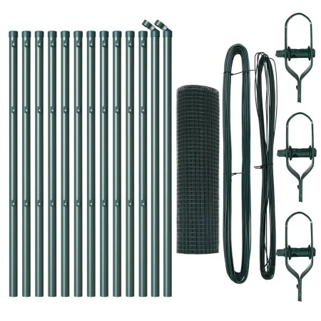 Conjunto de Postes de Cerca Verde Recubiertos de PVC Set de 2 von , Zaunpaneele - Ref: Foro24-3351715, Preis: 97,27 €, Rabatt...