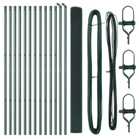 Conjunto de Poste de Cerca Conjunto de 2 Verde by , fence panels - Ref: Foro24-3351740, Price: 192,93 €, Discount: -5%%