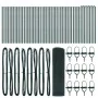 Cerca de Alambre Soldada con 13 Postes Verde 0.8x100 m Acero | Foro24.es | Tu tienda online para hogar, jardín y más Foro24.es