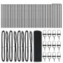 Cerca de malla soldada con 13 postes gris 0.8x100 m acero | Foro24.es | Tu tienda online para hogar, jardín y más Foro24.es