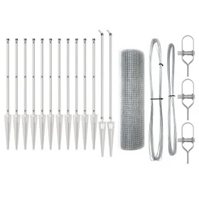 Comprar Set de Poste de Cerca Set de 2 Acero