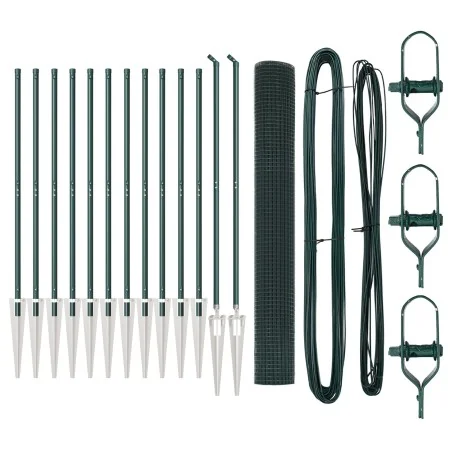 Juego de Postes de Cerca Set de 2 Verde Metal y PVC 25 x 1 m von , Zaunpaneele - Ref: Foro24-3352082, Preis: 217,47 €, Rabatt...