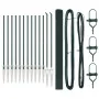 Juego de Postes de Cerca de PVC Set de 2 Verde PVC 25 x 1.5 m von , Zaunpaneele - Ref: Foro24-3352095, Preis: 262,07 €, Rabat...