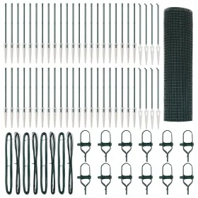 Cerca de Malla Soldada con 13 Estacas Verde 0.6x100 m Acero by , fence panels - Ref: Foro24-3352137, Price: 732,46 €, Discoun...