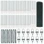 Cerca de alambre soldado con 13 postes de clavija verde 0.6x100 m de acero by , fence panels - Ref: Foro24-3352140, Price: 73...
