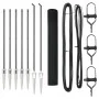 Cerca de Alambre Soldado con 7 Postes con Púas Gris 1.2x10 m de Acero by , fence panels - Ref: Foro24-3352168, Price: 132,56 ...