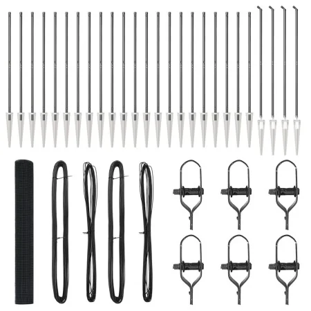 Cerca de Malla Soldada con 13 Postes de Clavo Gris 1.2x50 m de Acero | Foro24.es | Tu tienda online para hogar, jardín y más Foro24.es