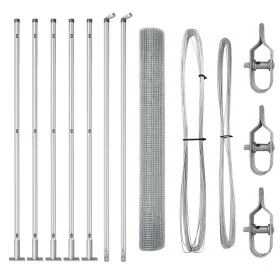 Juego de Poste de Cerca Set de 2 Acero galvanizado 10 x 1 m von , Zaunpaneele - Ref: Foro24-3352282, Preis: 92,59 €, Rabatt: ...