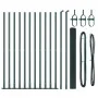 Set de Poste de Cerca de Acero Set de 2 Verde von , Zaunpaneele - Ref: Foro24-3352450, Preis: 225,64 €, Rabatt: -5%%