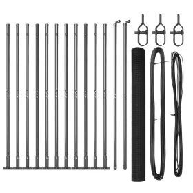 Valla de Alambre Soldado con 13 Postes Flanged