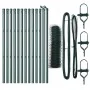 Cerca Hexagonal Verde 0.6x25 m de Acero, Postes de Cerca 13 pcs Verde Ø32 mm 100 cm Acero Galvanizado | Foro24.es | Tu tienda online para hogar, jardín y más Foro24.es