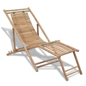 Outdoor Liegestuhl mit Bambus-Fußstütze von vidaXL, Liegen - Ref: Foro24-41492, Preis: 90,00 €, Rabatt: %