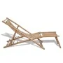 Outdoor lounge chair with bamboo footrest by vidaXL, Loungers - Ref: Foro24-41492, Price: 90,00 €, Discount: %