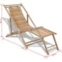 Outdoor Liegestuhl mit Bambus-Fußstütze von vidaXL, Liegen - Ref: Foro24-41492, Preis: 89,36 €, Rabatt: %