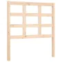 Estructura de cama con cabecero madera maciza 100x200 cm de vidaXL, Camas y somieres - Ref: Foro24-3193976, Precio: 106,88 €,...