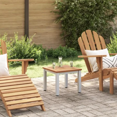 Mesa Lateral de Jardín 45x45x38 cm de Madera Sólida de Acacia | Foro24.es | Tu tienda online para hogar, jardín y más Foro24.es