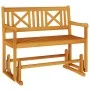 Banco Glider de Jardín para 2 Personas 110x59x97 cm Madera Sólida de Acacia | Foro24.es | Tu tienda online para hogar, jardín y más Foro24.es