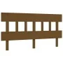 Cama de matrimonio personas mayores cabecero madera marrón miel de vidaXL, Camas y somieres - Ref: Foro24-3195424, Precio: 15...