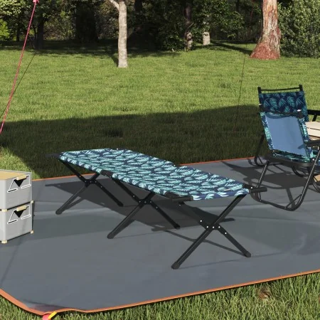 Cama de sol plegable con bolsa de transporte Patrón de hojas Tejido Oxford 600D | Foro24.es | Tu tienda online para hogar, jardín y más Foro24.es