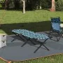 Cama de sol plegable con bolsa de transporte Patrón de hojas Tejido Oxford 600D | Foro24.es | Tu tienda online para hogar, jardín y más Foro24.es