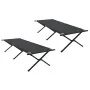 Camas Solares 2 pcs con Bolsa de Transporte Negra 600D Tejido Oxford | Foro24.es | Tu tienda online para hogar, jardín y más Foro24.es