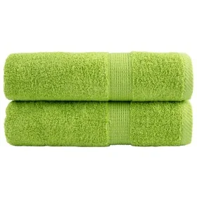 Toallas de mano SOLUND 2 uds verde manzana 50x100