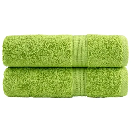 Toallas de mano SOLUND 2 uds verde manzana 50x100 cm 600 gsm | Foro24.es | Tu tienda online para hogar, jardín y más Foro24.es