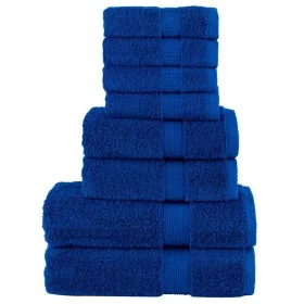Juego de toallas premium SOLUND 8 unidades azul 600 gsm de , Toallas - Ref: Foro24-137538, Precio: 54,05 €, Descuento: -5%%