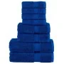 Juego de toallas premium SOLUND 8 unidades azul 600 gsm de , Toallas - Ref: Foro24-137538, Precio: 54,05 €, Descuento: -5%%