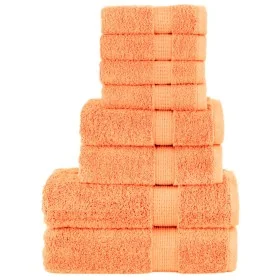 Juego de toallas premium SOLUND 8 unidades naranja 600 gsm de , Toallas - Ref: Foro24-137546, Precio: 48,94 €, Descuento: -5%%