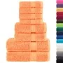 Juego de toallas premium SOLUND 8 unidades naranja 600 gsm de , Toallas - Ref: Foro24-137546, Precio: 48,94 €, Descuento: -5%%