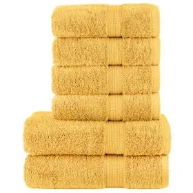 Juego de toallas premium SOLUND 6 unidades dorado 600 gsm von , Handtücher - Ref: Foro24-137559, Preis: 49,66 €, Rabatt: -5%%