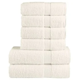 Juego de toallas premium SOLUND 6 unidades crema 600 gsm de , Toallas - Ref: Foro24-137567, Precio: 58,98 €, Descuento: -5%%