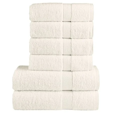 Juego de toallas premium SOLUND 6 unidades crema 600 gsm de , Toallas - Ref: Foro24-137567, Precio: 58,98 €, Descuento: -5%%