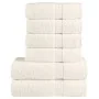 Juego de toallas premium SOLUND 6 unidades crema 600 gsm de , Toallas - Ref: Foro24-137567, Precio: 58,98 €, Descuento: -5%%