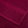 Juego de toallas premium SOLUND 12 unidades burdeos 600 gsm | Foro24.es | Tu tienda online para hogar, jardín y más Foro24.es
