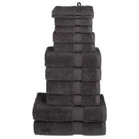 Juego de toallas premium SOLUND 12 unidades antracita 600 gsm de , Toallas - Ref: Foro24-137571, Precio: 67,52 €, Descuento: %