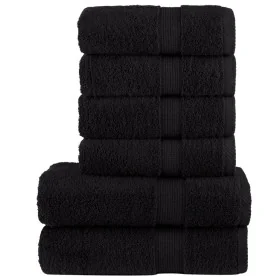 Juego de toallas premium SOLUND 6 unidades negro 600 gsm von , Handtücher - Ref: Foro24-137565, Preis: 58,98 €, Rabatt: -5%%