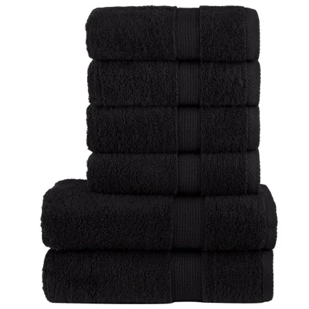 Juego de toallas premium SOLUND 6 unidades negro 600 gsm von , Handtücher - Ref: Foro24-137565, Preis: 58,98 €, Rabatt: -5%%
