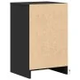 Mesita de noche con luces LED madera de ingeniería negra by , Nightstands - Ref: Foro24-852000, Price: 66,15 €, Discount: -5%%