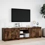Mueble de TV LED madera ingeniería roble ahumado 180x34x50 cm by , TV Furniture - Ref: Foro24-3307916, Price: 177,51 €, Disco...