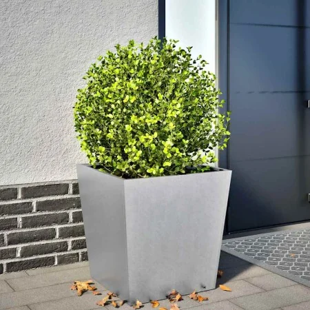 Jardinera de acero galvanizado 50x50x50 cm by , Pots and planters - Ref: Foro24-851076, Price: 45,76 €, Discount: -5%%