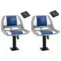 Asientos de barco 2 uds con pedestal giratorio 360° by , Boats - Ref: Foro24-3294955, Price: 222,49 €, Discount: %