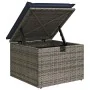 Set sofás jardín y cojines 7 pzas ratán sintético acacia gris de , Conjuntos de jardín - Ref: Foro24-3327781, Precio: 563,33 ...