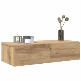 Estante de pared cajones madera contrachapada roble artesanal von , Regale und Regale - Ref: Foro24-859976, Preis: 44,52 €, R...