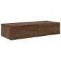 Estante de pared con cajones madera contrachapada roble marrón von , Regale und Regale - Ref: Foro24-859983, Preis: 57,63 €, ...