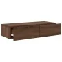 Estante de pared con cajones madera contrachapada roble marrón von , Regale und Regale - Ref: Foro24-859983, Preis: 57,63 €, ...